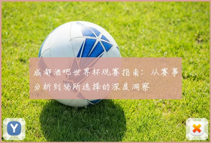 成都酒吧世界杯观赛指南：从赛事分析到场所选择的深度洞察